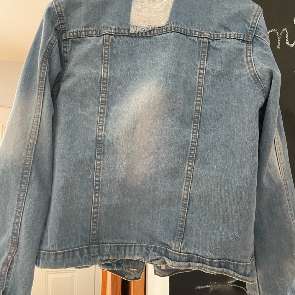 Distressed Denim Jacket - Picture 2 of 3